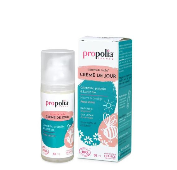 Propolia - Crème de jour "Secrets de l'Aube"- peaux sèches - BIO