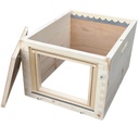 Corps de ruche QA double parois avec cadre témoin DADANT 10C 