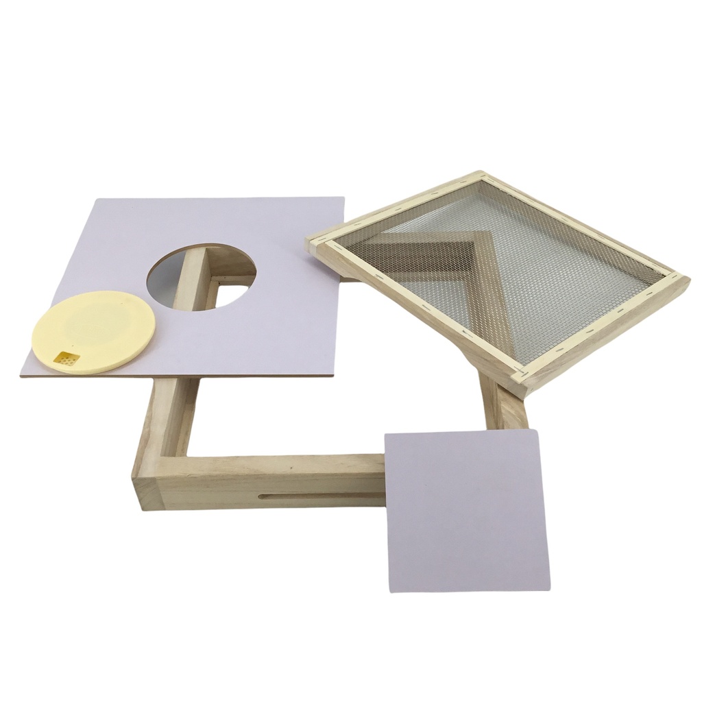 Demi-rehausse 5 en 1 pour ruche Warré Premium