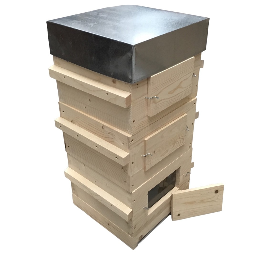 Ruche Warré complète vitrée