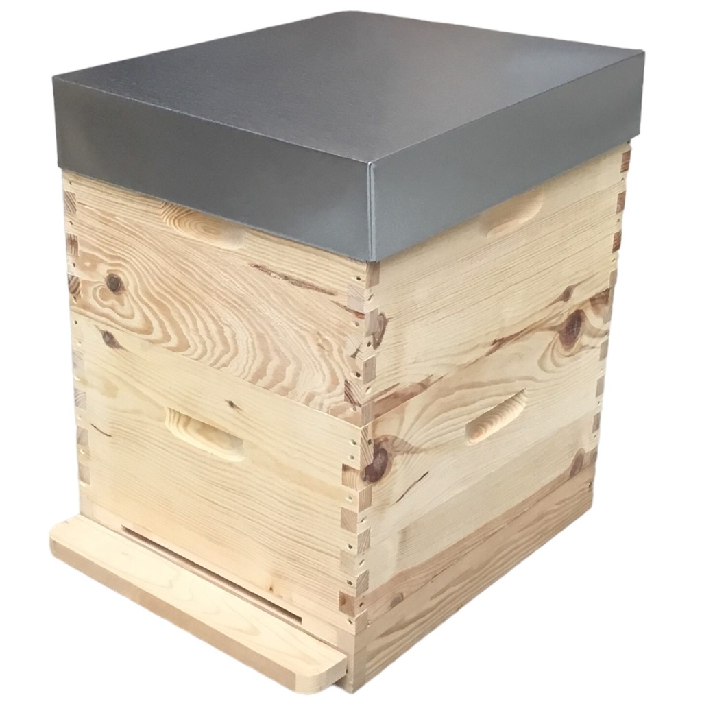 Ruche LANGSTROTH-Dadant complète en bois