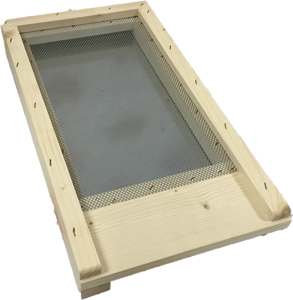 Fond de ruche  pour ruchette  LANGSTROTH-Dadant 6 cadres