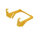 Support pour seau à miel en PVC Jaune