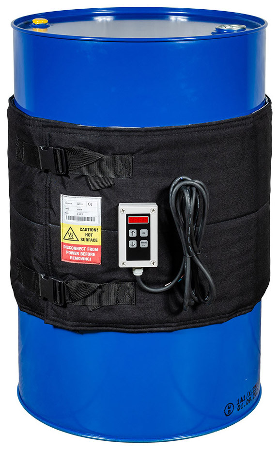 Couverture chauffante (jusqu'à 90°C)  pour fût de miel (200 L) - 530 W