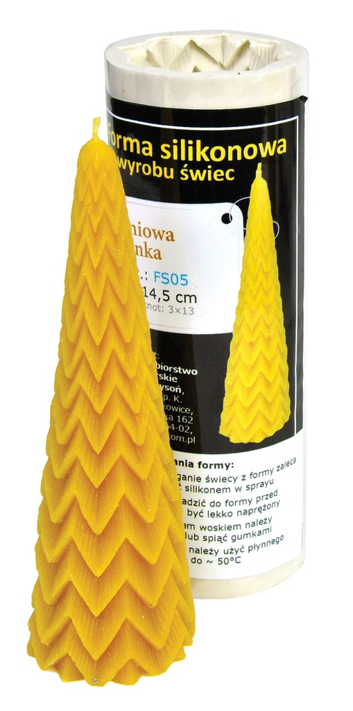 Moule à cire pour bougie - "SAPIN DE NOEL FEE"