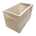 Corps de ruchette à tenons Dadant 6 cadres Premium