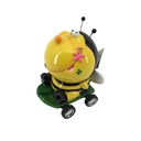 Tirelire abeille sur skateboard