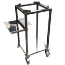 Support pour mélangeur CFM Fritz 100kg sur roulettes