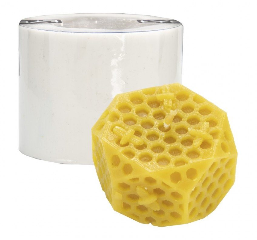 Moule à cire pour bougie - "ABEILLES SUR RAYON"