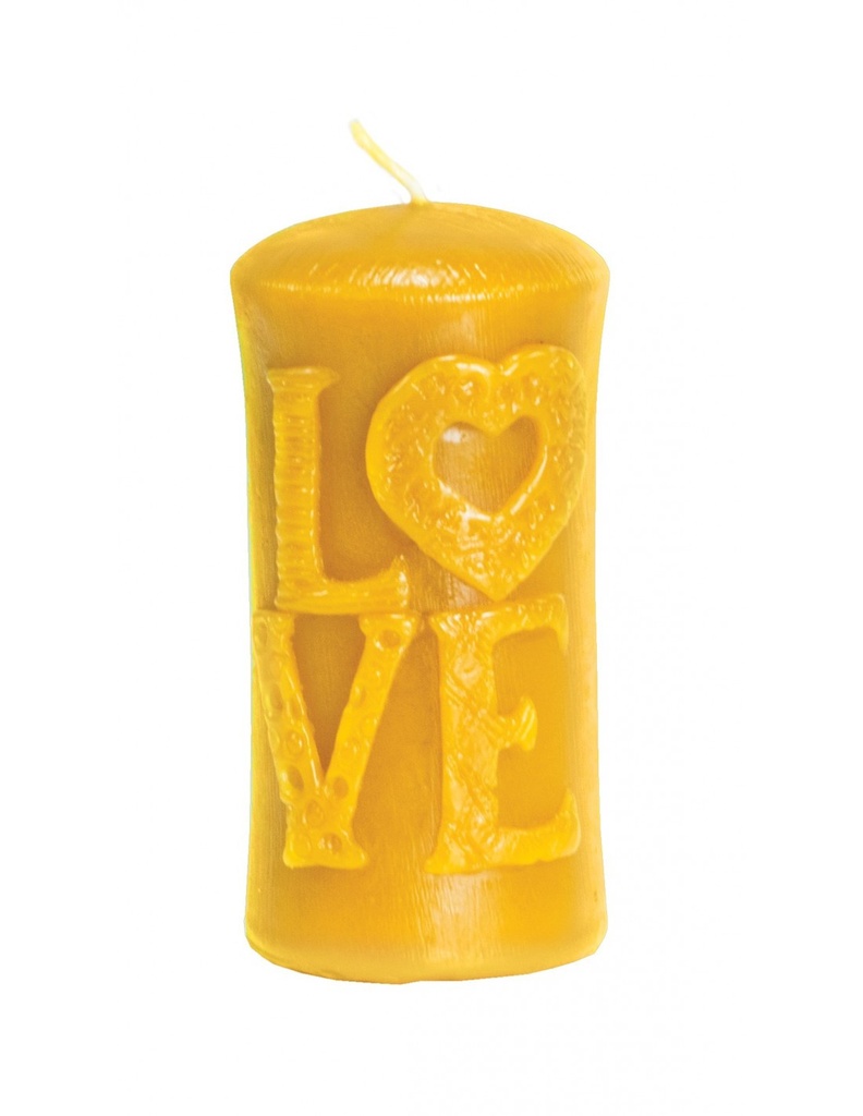 Moule à cire pour bougie - "LOVE"