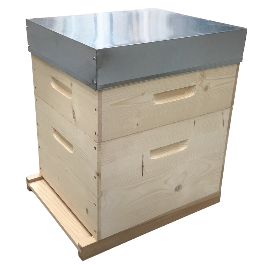 Ruche EN KIT avec fond en CRYPTOMERIA et nourrisseur