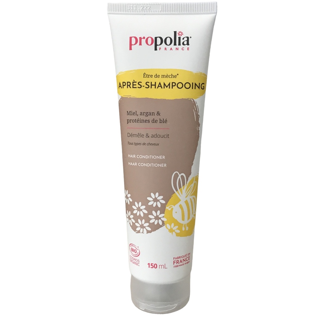 Propolia - Après-shampoing Miel,  argan & protéines de blé