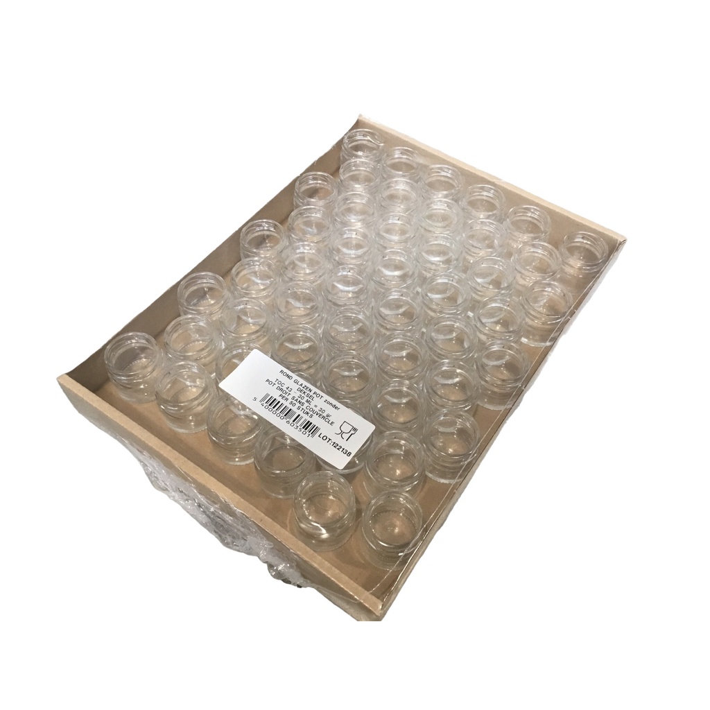 Pots DROIT 50 g TO 43 - 50 pots - Sans couvercle