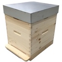 Ruche ECO TENONS  Dadant 10 cadres avec fond en bois