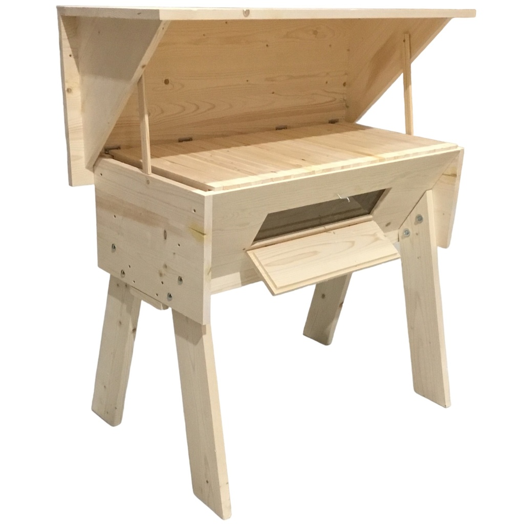 Ruche kényane ECO compatible Dadant AVEC barrettes 25mm et interlattes