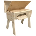 Ruche kényane ECO compatible Dadant AVEC barrettes 25mm et interlattes