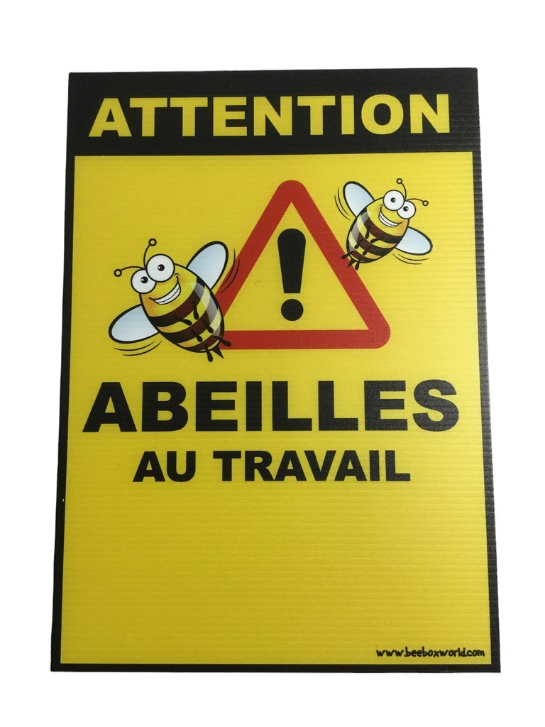 Panneau alvéolaire "Abeilles au travail" - format A3