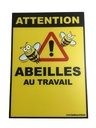 Panneau alvéolaire "Abeilles au travail" - format A3