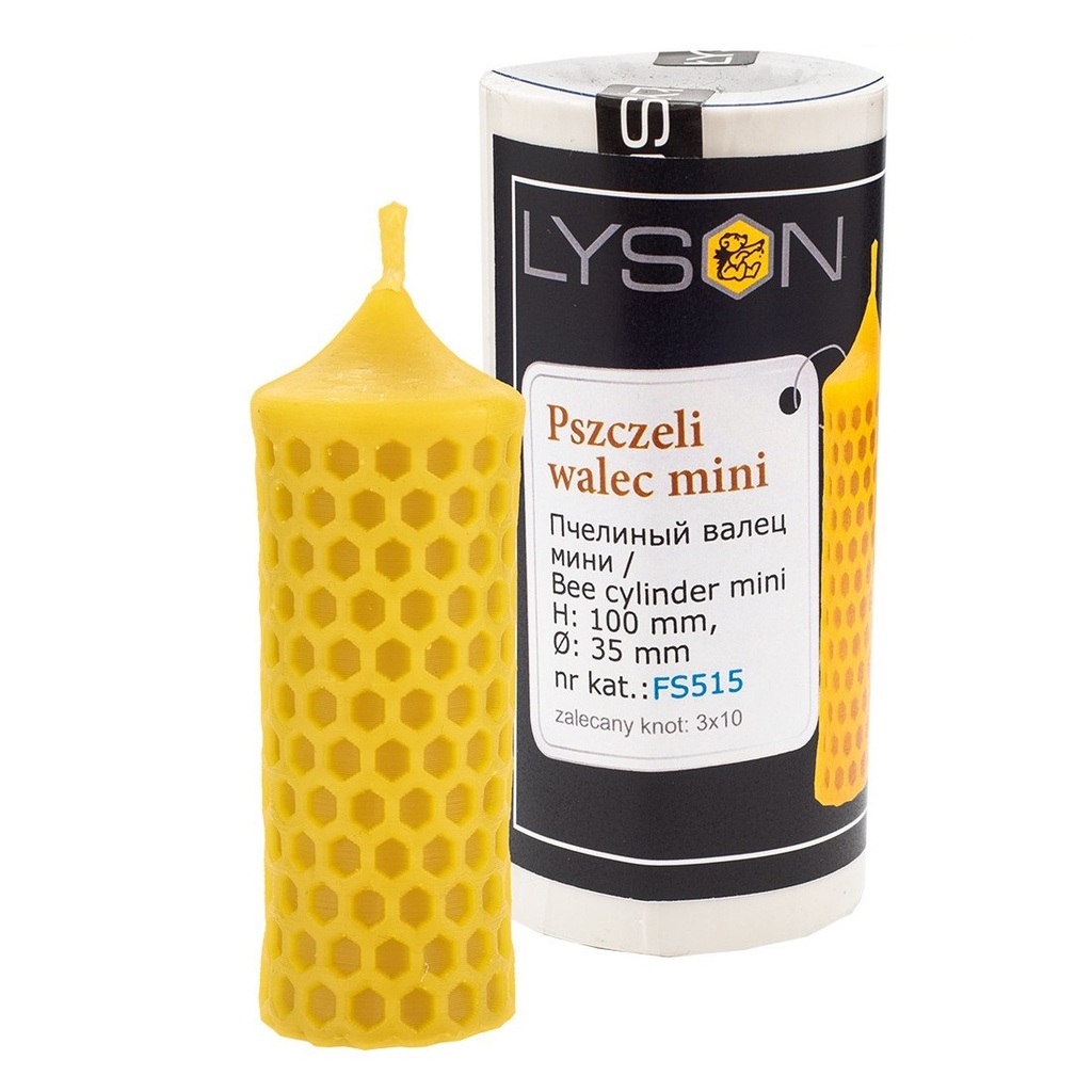 Moule à cire pour bougie - "CYLINDRE ALVEOLES"