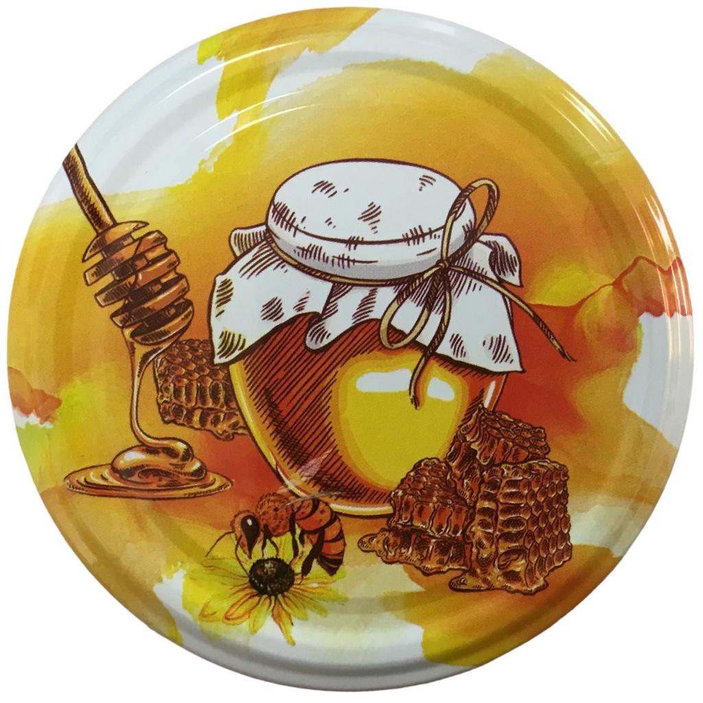 Couvercle TO 82 POT DE MIEL RETRO - 700 pièces