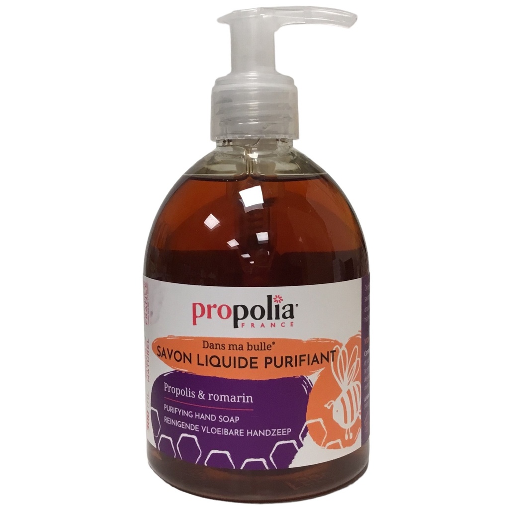 Propolia -  Savon liquide mains purifiant propolis et romarin
