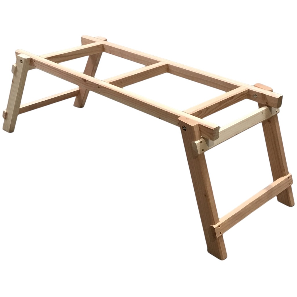 Support en bois pour 2 ruches