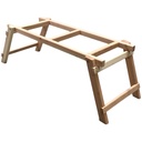 Support en bois pour 2 ruches