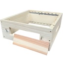 Hausse de ruche Dadant 10 cadres avec vitre d'observation