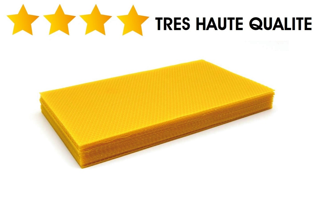 Cire**** gaufrée DADANT - Corps 5 kg  TRES HAUTE QUALITE