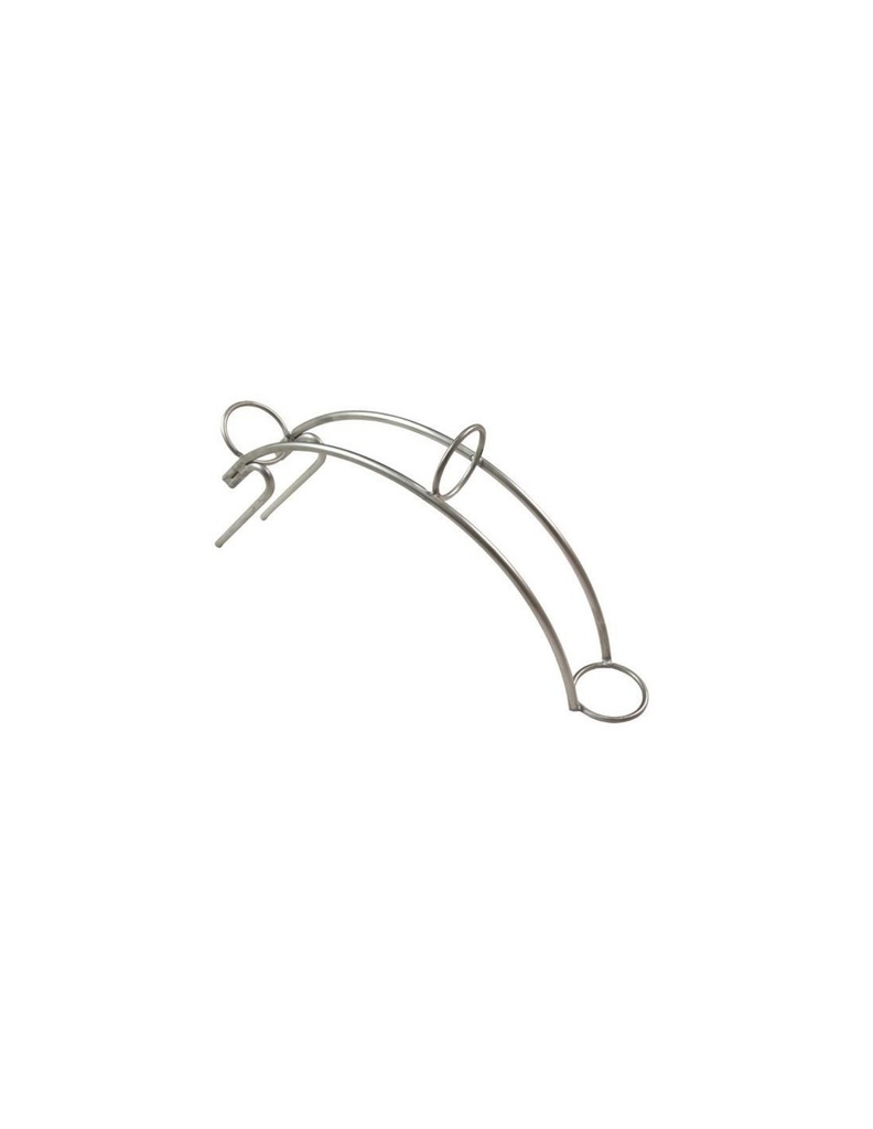 Support inox pour tuyaux de DIN40