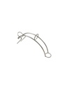 Support inox pour tuyaux de DIN40