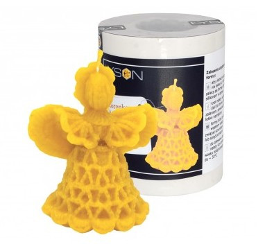 Moule à cire pour bougie - "ANGE EN DENTELLE"
