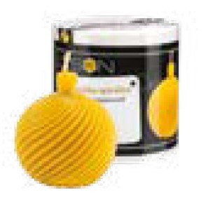 Moule à cire pour bougie - "BOULE DE NOEL TORSADEE"