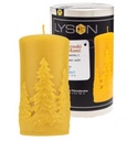 Moule à cire pour bougie - "GRAND CIERGE DECORE D'UN SAPIN"