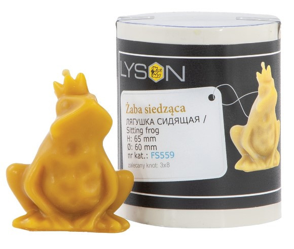 Moule à cire pour bougie - "GRENOUILLE ASSISE"