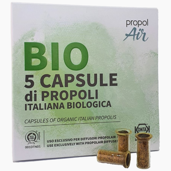 Capsules de propolis italienne BIOLOGIQUE pour PROPOLAIR