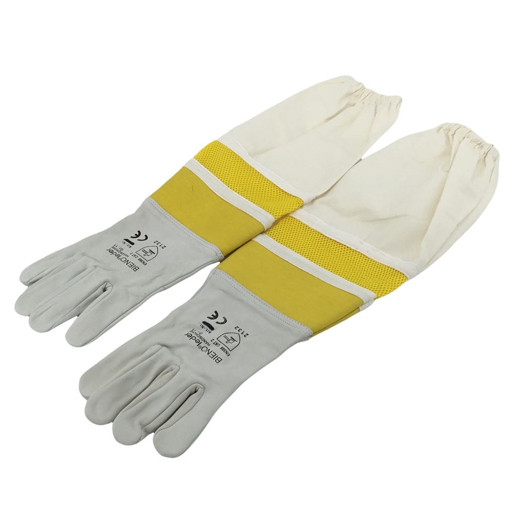 Gants en cuir PREMIUM aéré / renforcé de HAUTE QUALITE