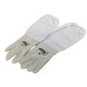 Gants en cuir blanc Budget