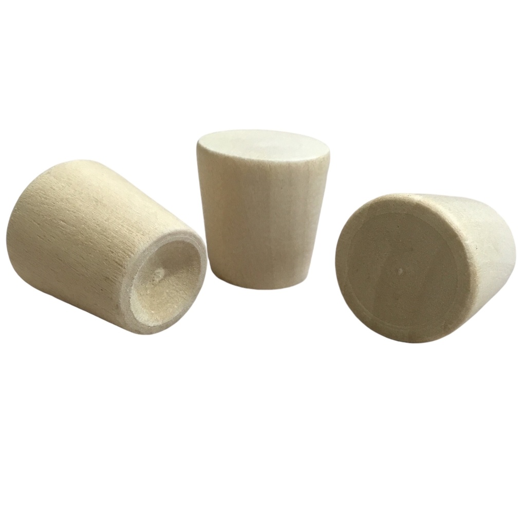 Bouchon en bois pour cage d'incubation Zander