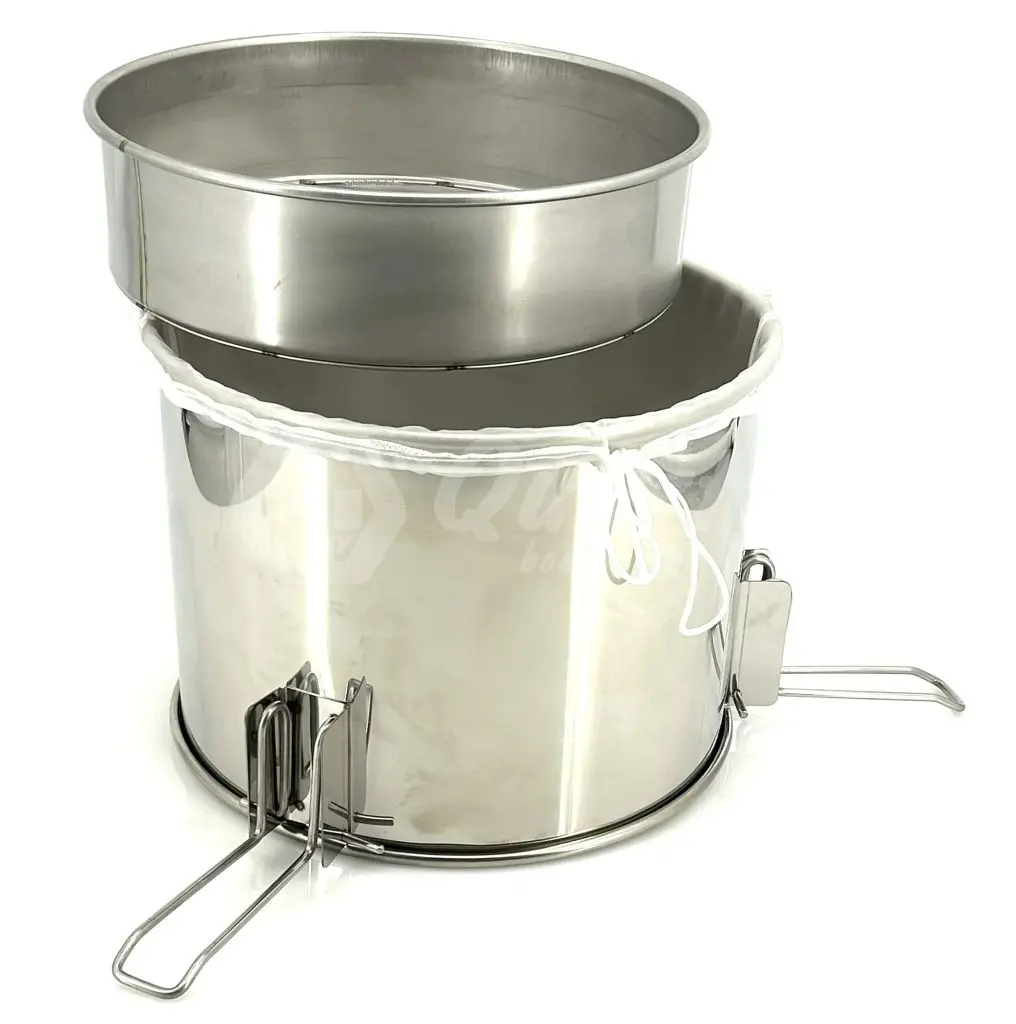Grand tamis inox Ø 31 cm double - Inox avec sac