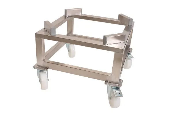 Support CFM pour maturateur/mélangeur Fritz 100 Kg  avec roulettes pivotantes 