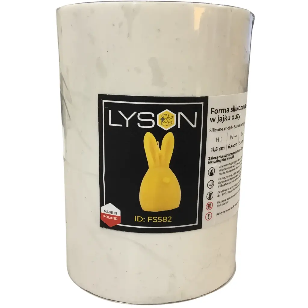 Moule en silicone pour bougies - "Oeuf ou lapin?"