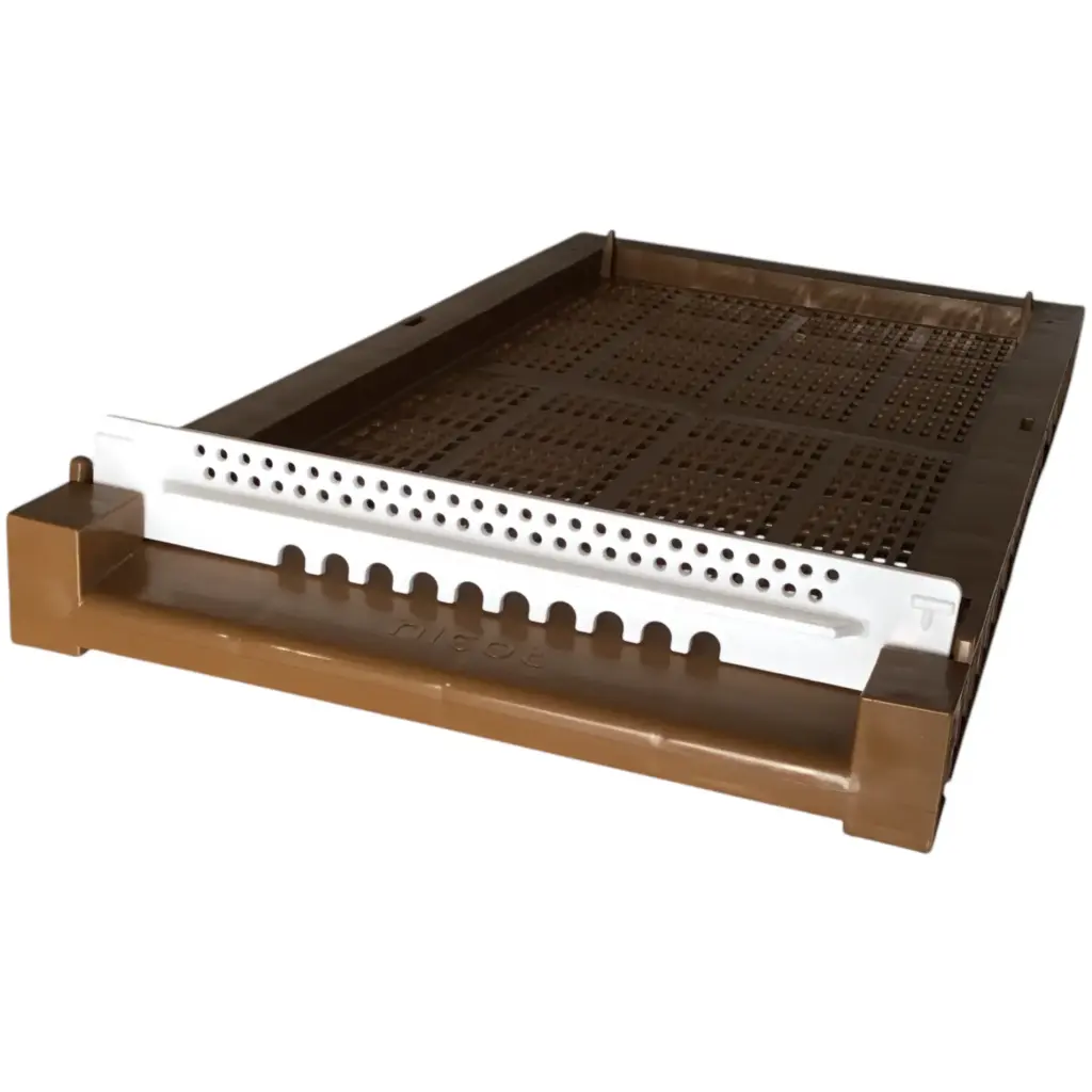 Porte pour fond de ruchette 6 cadres Nicot BLANCHE (8.5)