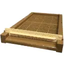 Porte grille à reine et à mâles pour fond de ruchette 6 cadres Nicot IVOIRE (4.2) 