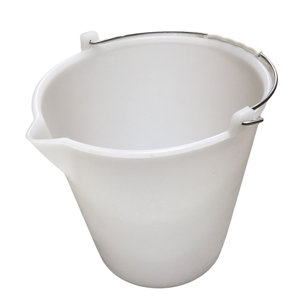 Seau gradué en plastique avec bec verseur - 9L
