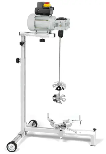 Mélangeur sur pied en acier inoxydable