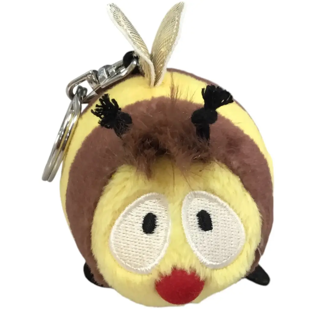 Gros faux-bourdon câlinou – Porte-clés peluche douce