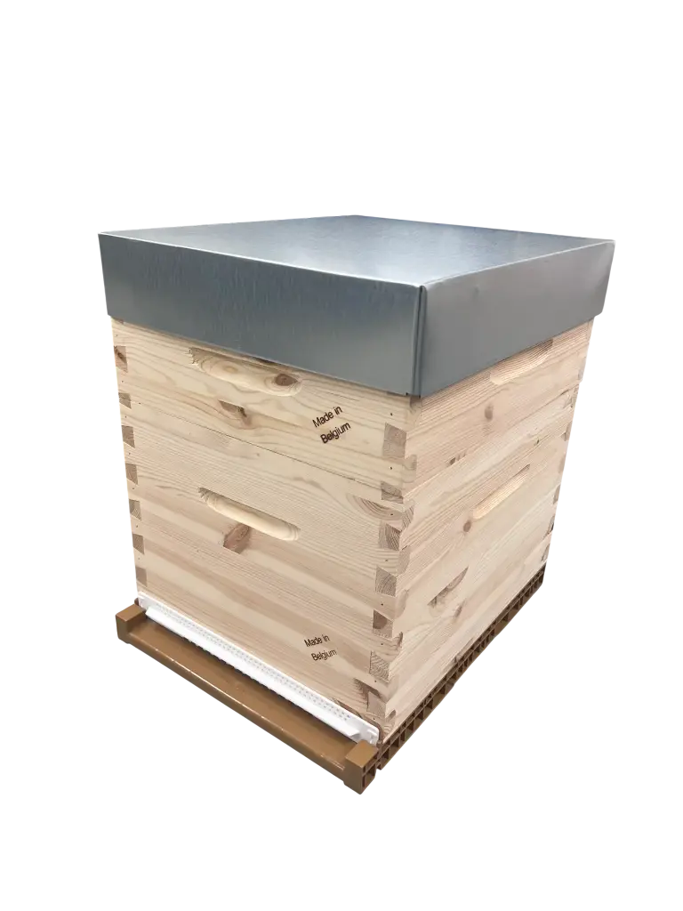 Ruche Dadant 10 cadres SYLVABEL avec fond Nicot