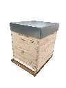 Ruche Dadant 10 cadres SYLVABEL avec fond Nicot