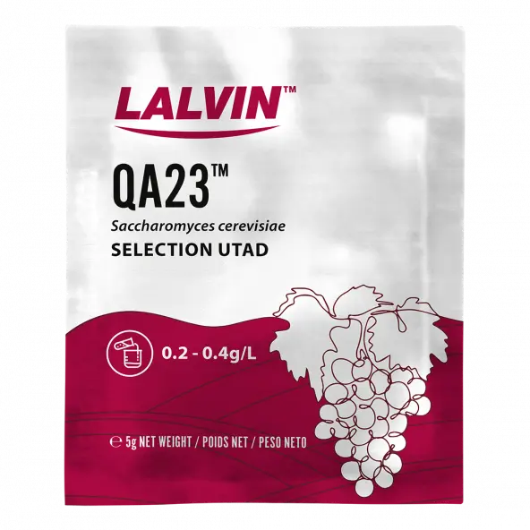 Levure sèche QA23 Lalvin-5 g